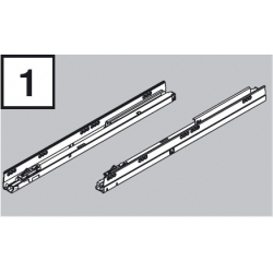 BL 558.4501B01 prowadnica TBX 450mm 30kg LEWA+PRAWA