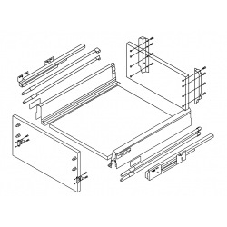 StrongBox H204/300mm szary
