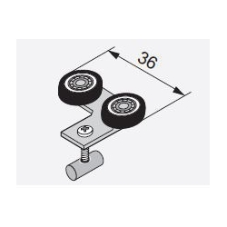 SEV-Wózek prowadzacy 10-ka WP10-DUO (zestaw 2 szt)